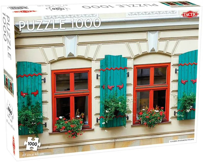 Pussel – Byggnad i Krakow, Polen 1000 bitar