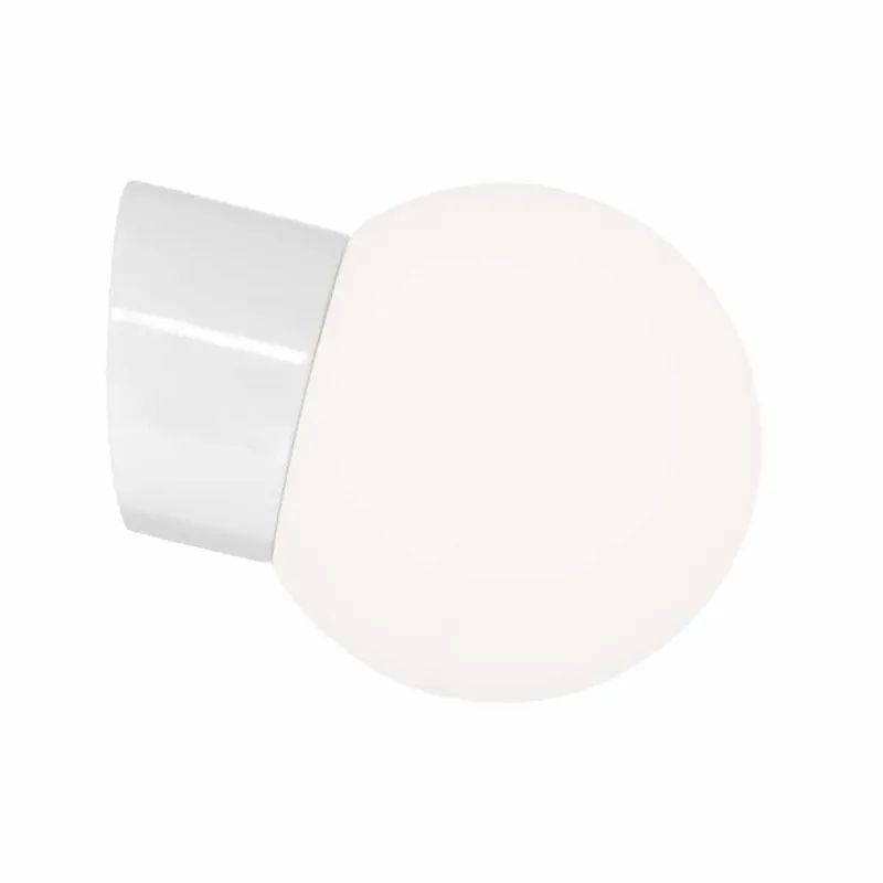 Ifö electric – Classic Glob 150 – Badrumslampa – Vit