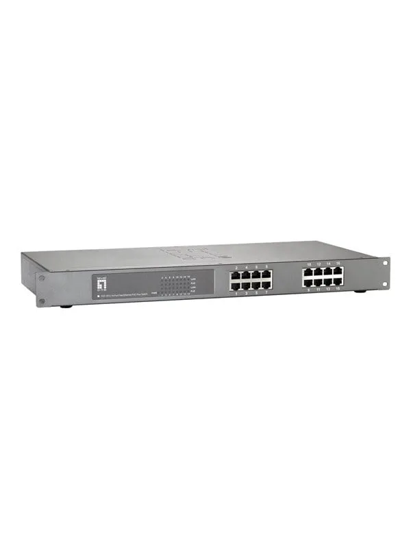 LevelOne FEP-1612W150 - switch - 16 ports - rack-mountable