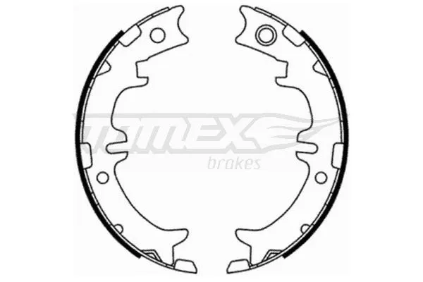 Bromsbacksats TOMEX brakes TX 21-76