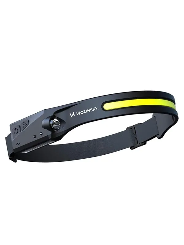 Wozinsky WLC-1200 350 lm CREE LED Headlamp IPX4 with Motion Sensor - Black