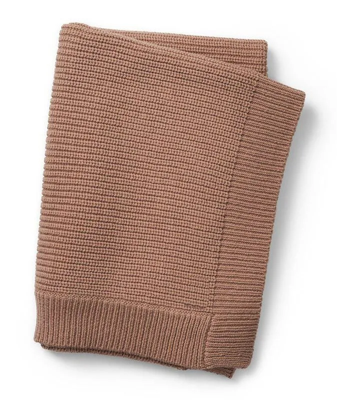 Elodie Details ullfilt stickad, faded rose