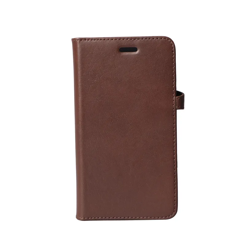 BUFFALO äkta läder Plånboksfodral iPhone XR – Brun