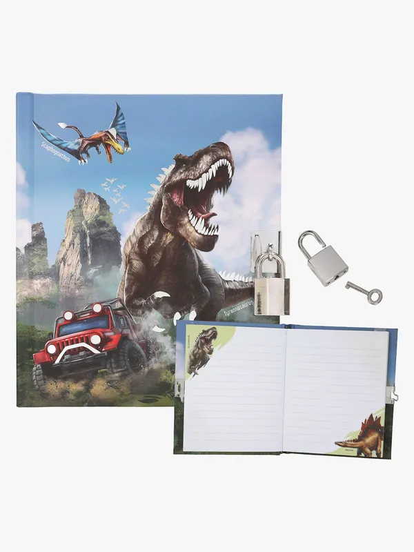 Dino World Dagbok med Hänglås