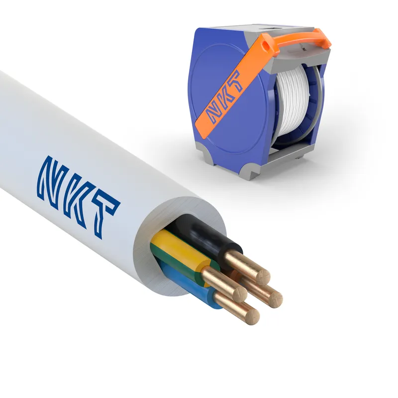 NKT EXQ XTRA Installationskabel 4G1.5 mm², 300/500V 450 m, qaddy