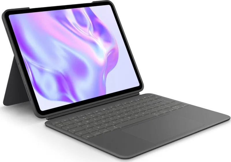 Logitech Combo Touch for iPad Pro 13″ (M4) - Graphite - Tastatur & Folio set - Engelska (US) - Grå