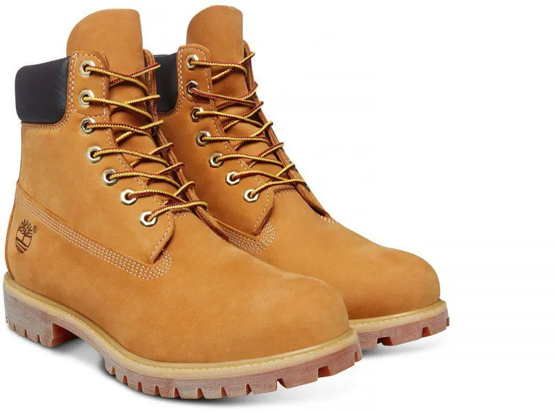 Timberland för män. TB172066EBL1 6 tum Premium läderstövlar brun (44 W), Hud, Karta, Nyckelband, Casual