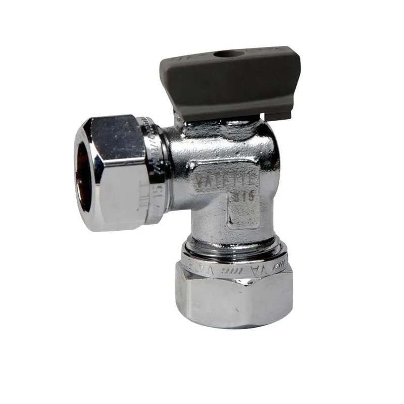 Gustavsberg FG074050405 Vinkelventil utv Ø ansl 1 15 mm, utv Ø ansl 2 12 mm