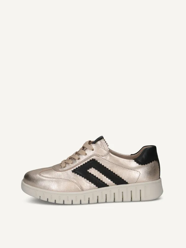 CAPRICE Sneaker, metallic, made of Leather, Size 38 (#9226)