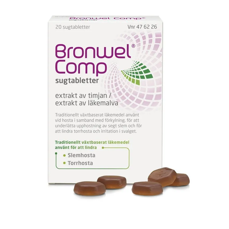 Köp 2 få 20% | Bronwel Comp 20 tablett(er) Sugtablett