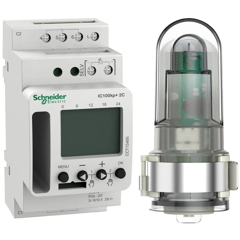 Schneider Electric CCT15495 Skymningsrelä 2 kanaler 2 kanaler