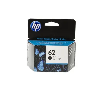 HP 62 svart original bläckpatron