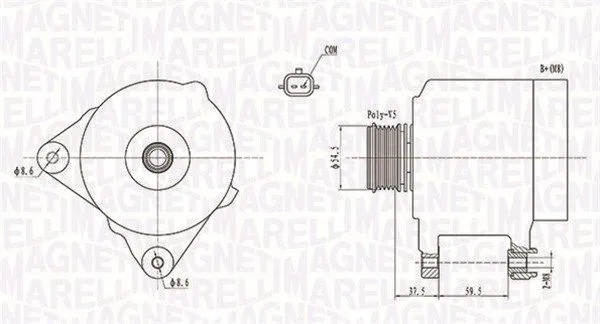 Generator MAGNETI MARELLI 063731860010