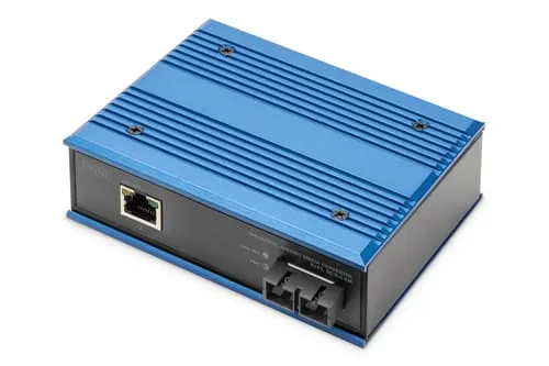 Digitus Dn-652101-1 Mediakonverterare För Nätverk 1000 Mbit/s 850 Nm Flerläge Svart, Blå