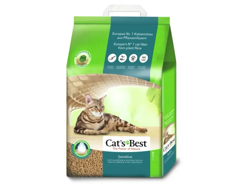 Cat’s Best Wooden Cat Litter Sensitive - 20 l