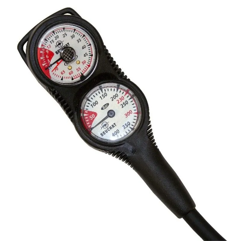 Beuchat konsol-manometer och djupmätare 300 bar