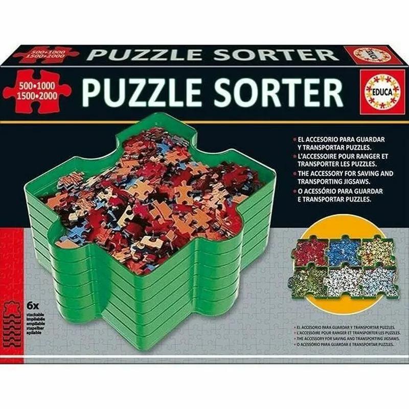 Educa Pussel Sorteringslådor 6 pack
