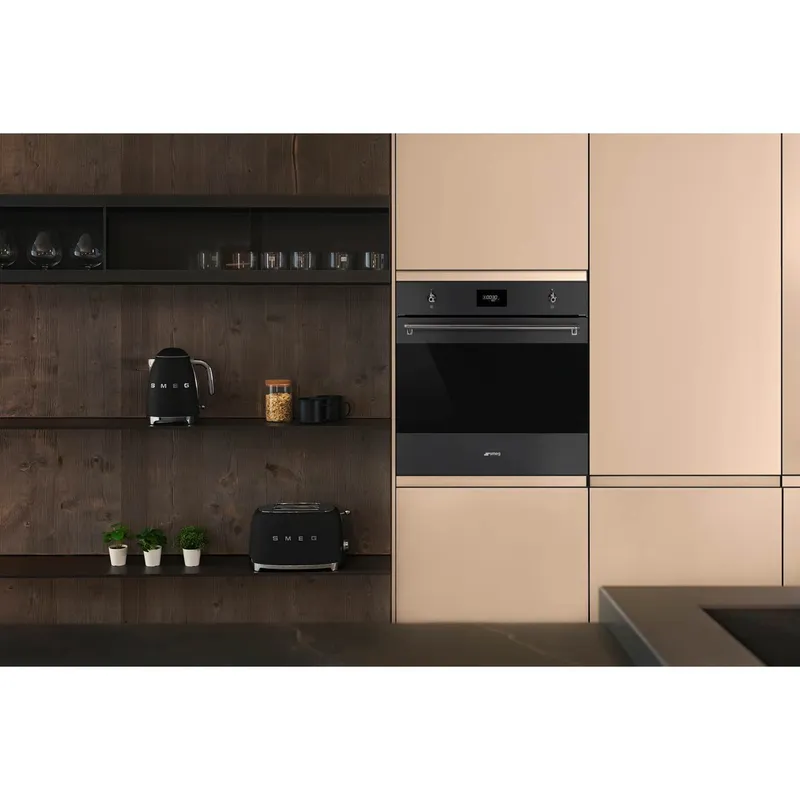 Classic Inbyggnadsugn - 60 cm Svart - SFP6301TVN - Smeg