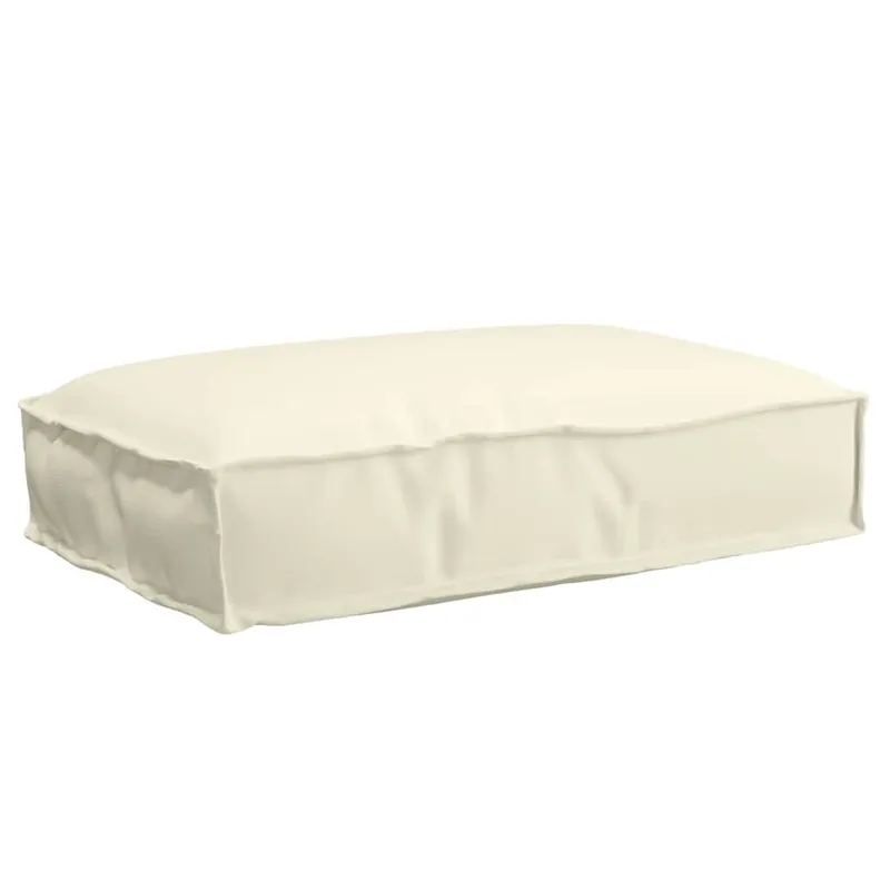 vidaXL Kudde Oxford Tyg Gräddvit 60 x 40 x 8 cm
