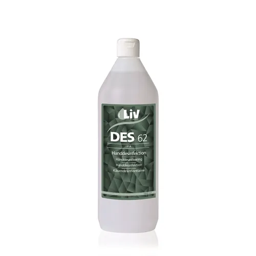 Handdesinfektion Liv IPA 62% - 1000ml flaska