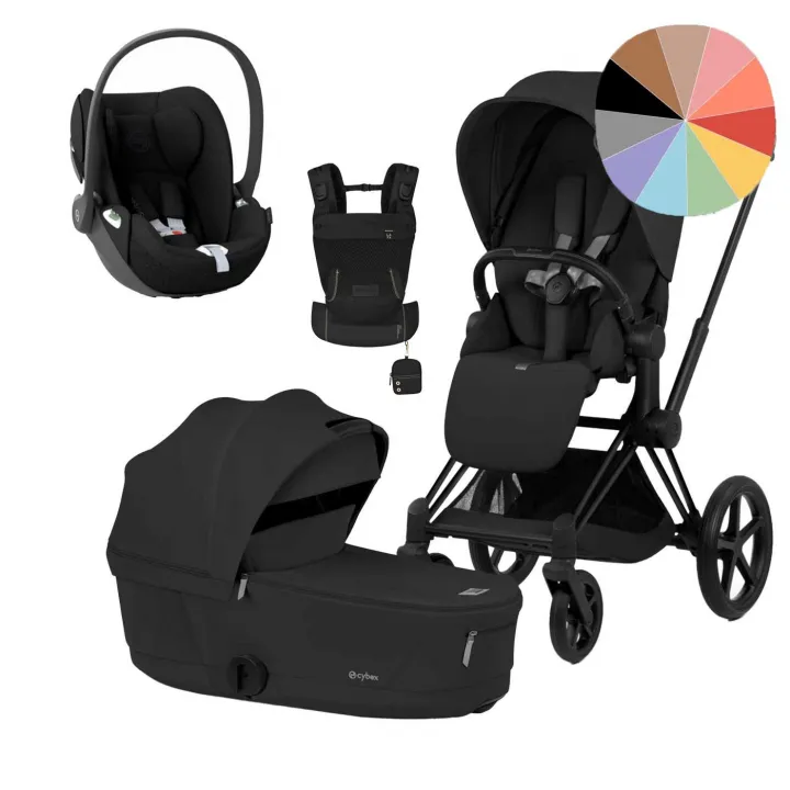 Cybex Priam 2026 + Cloud T Babyskydd + Laya Bärsele