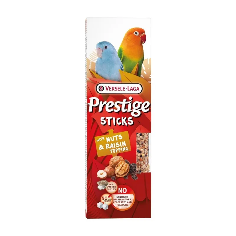 Versele-Laga Prestige Sticks Small Parrots Nötter & Russin 60 g