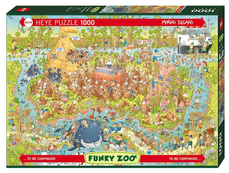 Pussel – Degano: Australienskt Zoo 1000 Bitar