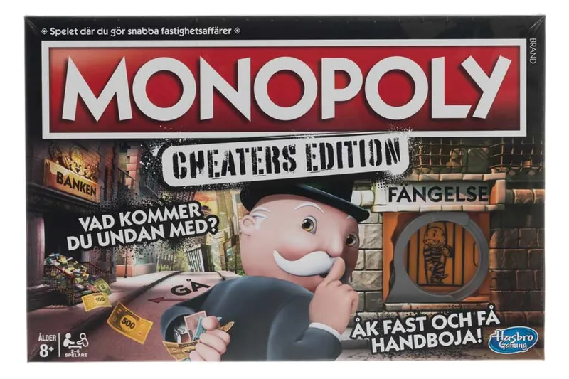 Monopoly Game: Cheaters Edition Svensk version