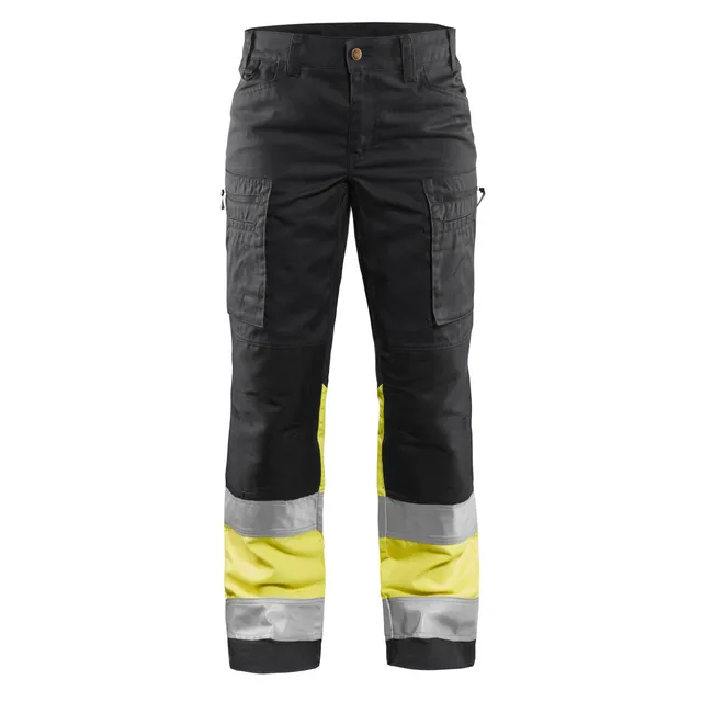 VARSELBYXA 7161 1811 STRETCH DAM SVART/VARSELGUL C32 | Beijerbygg Byggmaterial