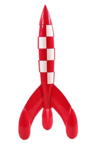 Moulinsart – Tintin Moon Rocket 30 cm – Figur