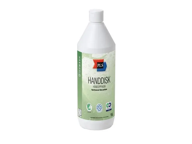 Handdiskmedel PLS – 1L oparfymerad Svanen