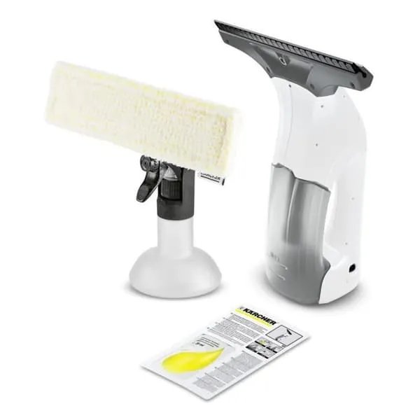 KARCHER WV 1 Plus – Fönsterputsare – 250 mm bred gummiskrapa – 25 min batteritid – Rengör upp till 70 m² (cirka 23 fönster)