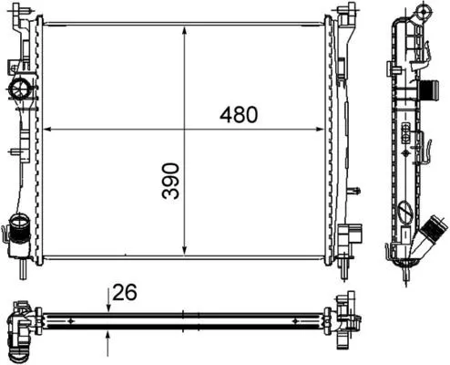 Kylare MAHLE CR 947 000S