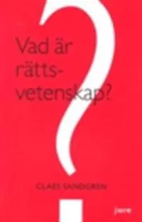 Vad är rättsvetenskap?