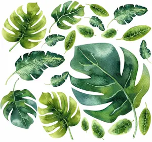 Väggdekal - Monstera löv