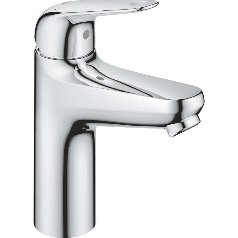 Grohe Swift 24329001 Tvättställsblandare push-open, M-size, krom Kallstart, Energy Saving