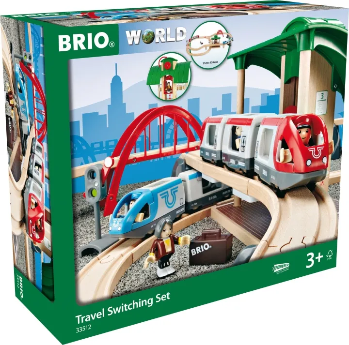 Brio World Stora Persontågsetet, Brio Träjärnväg