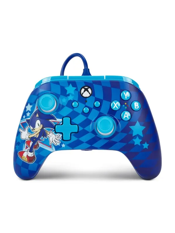 PowerA Advantage, handkontroll med sladd till Xbox Series X|S – Sonic style – Wired Controller – Microsoft Xbox One