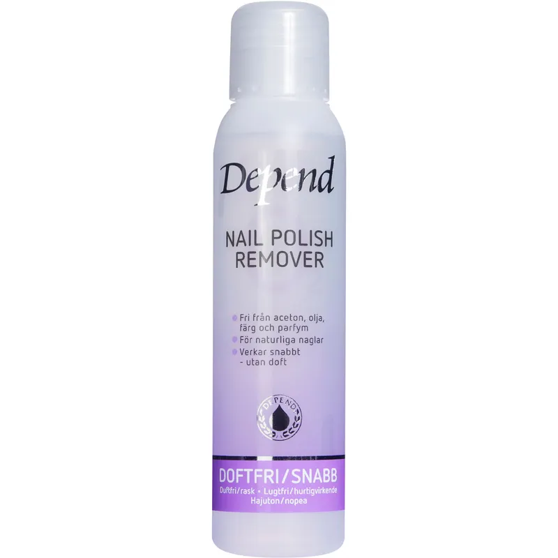 Depend O2 Doftfri Snabb Lila 100 ml