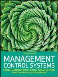 Management Control Systems, 2e