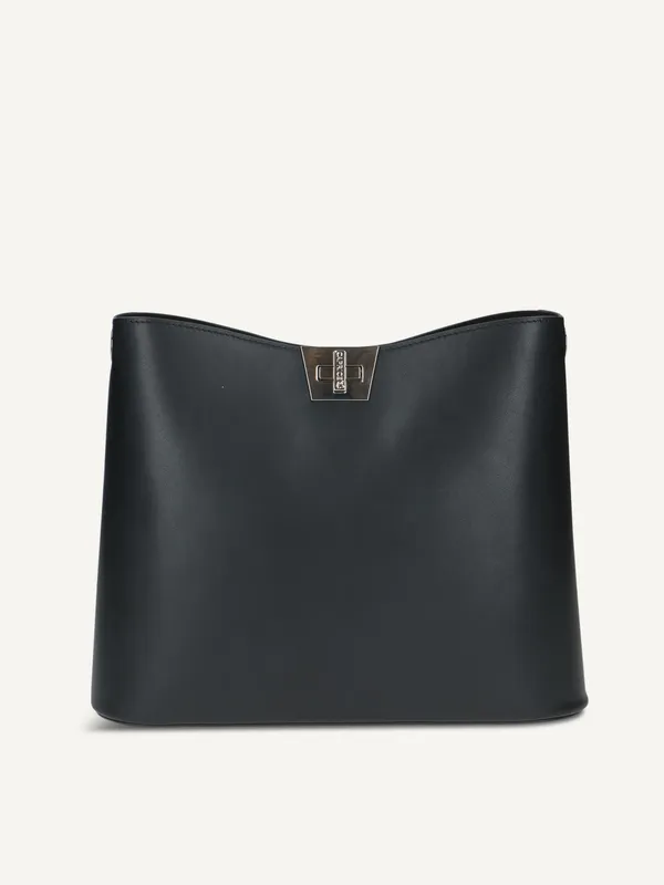 CAPRICE Handbag, blue, made of Leather and textile, Size 1