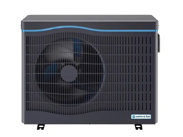Swim & Fun poolvärmepump med full inverter 12 kW, -7 °C, WiFi