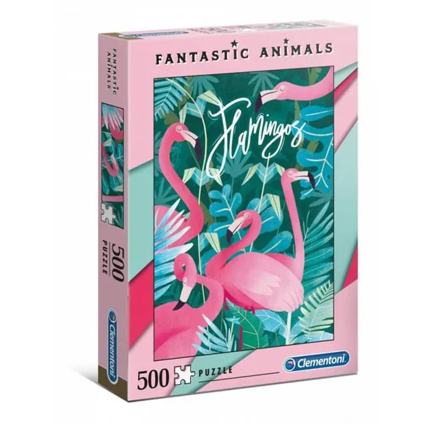 Pussel Fantastiska djur – Flamingo 500 bitar