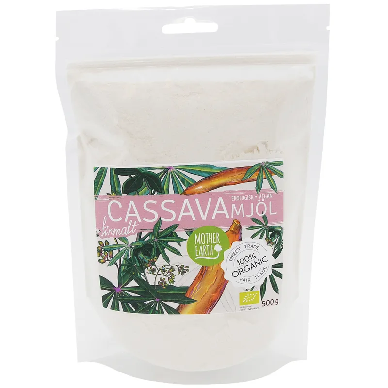 Mother Earth Cassavamjöl Finmalt ME EKO 500 g