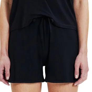 Bread and Boxers Soft Pyjama Shorts Svart modal Large Dam