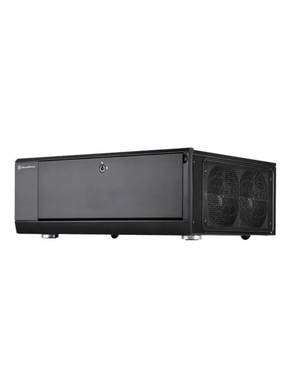 SilverStone Grandia GD10 - desktop - ATX - Chassi - Desktop - Svart