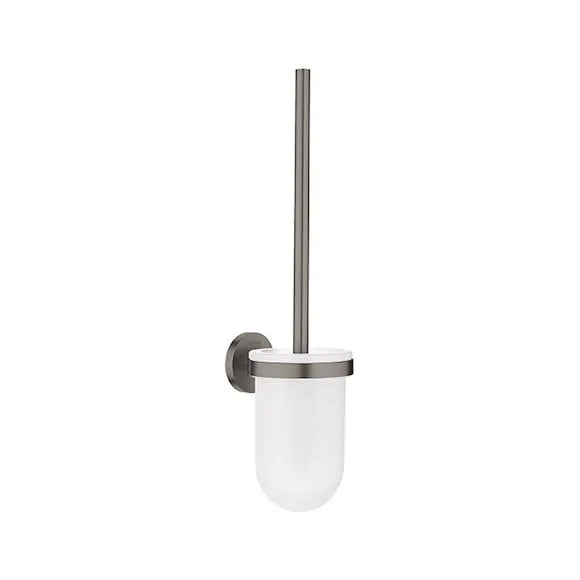 Grohe Essentials, Toalettborste med hållare, Borstad Hard Graphite
