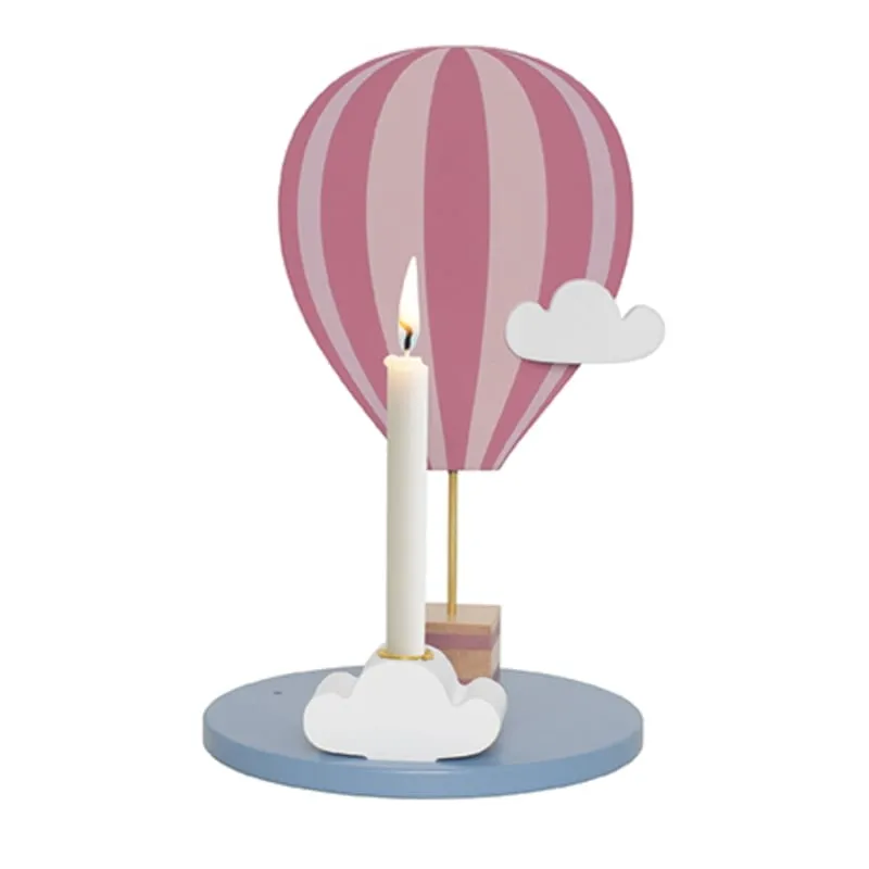 Jabadabado Ljusstake Luftballong Rosa