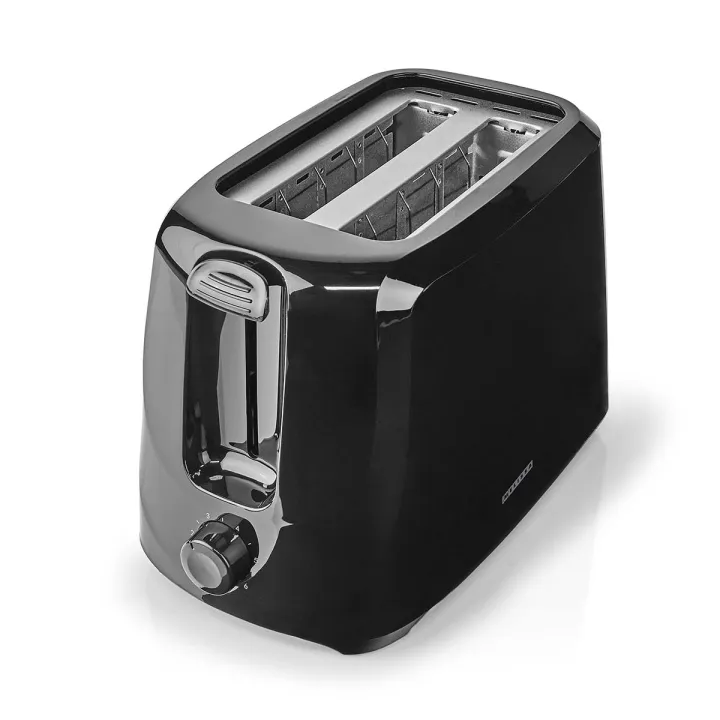 Brödrost, 2 platser, 700W, 6 brunningsnivåer, svart