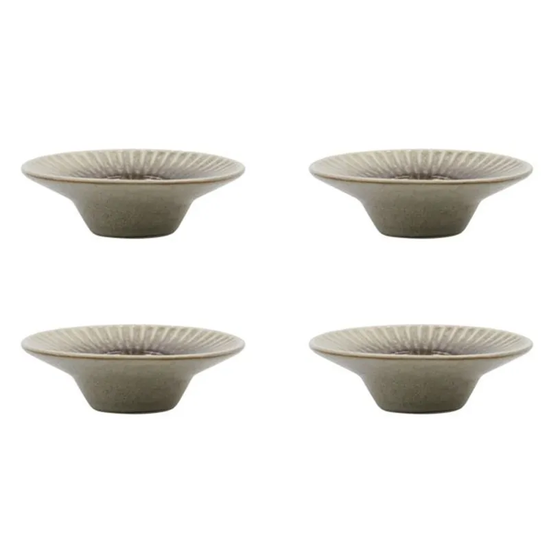 House Doctor Pleat äggkopp 4- pack Grå-brun